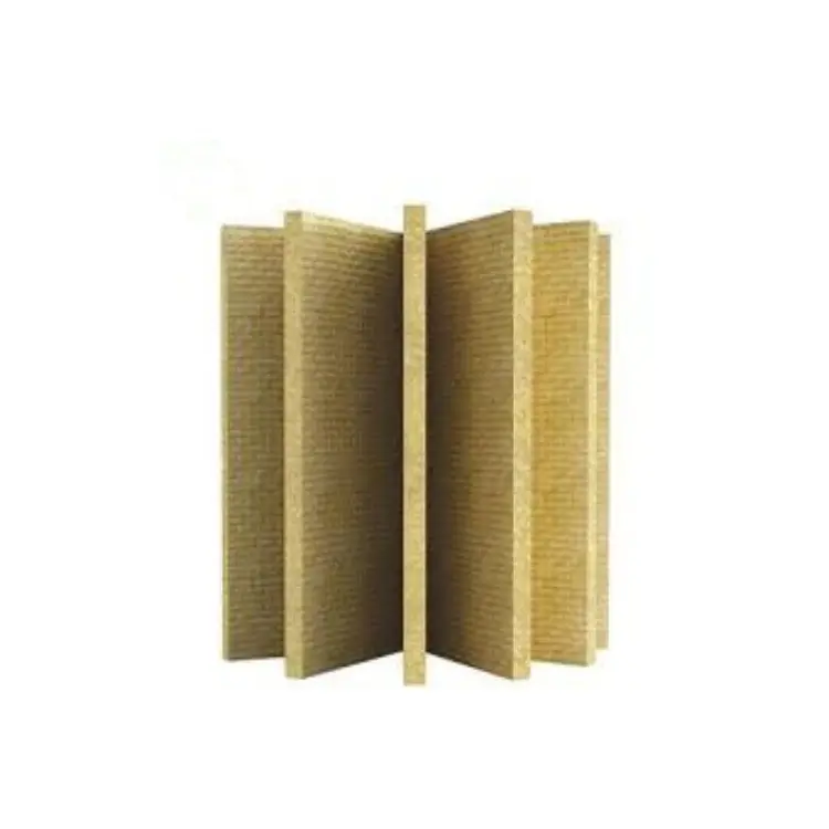 Sound absorption basalt fiber ceiling insulation mineral rock wool fiber board foil mat
