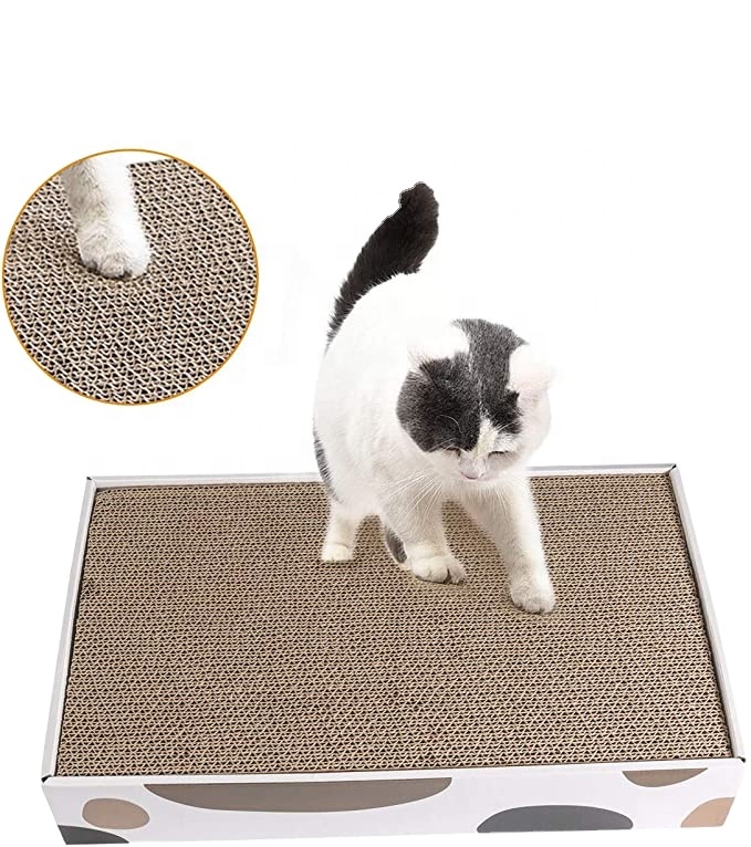 amazon top seller Modern design cat tree square style pet toys cat scratcher toys wood cat house scratcher pet bed