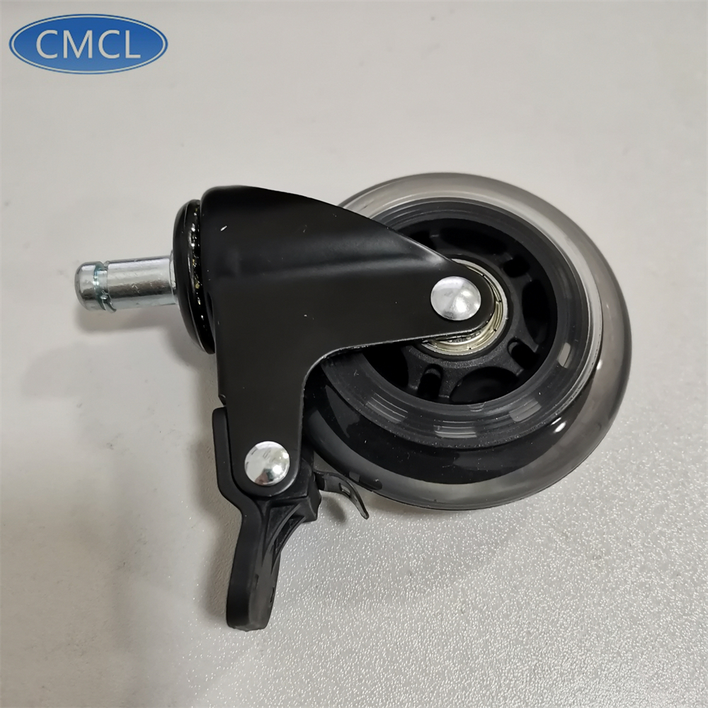CMCL литейщик с ножкой 7/16 "x7/8" Полиуретановая мебель литейщик офисных стульев колесики