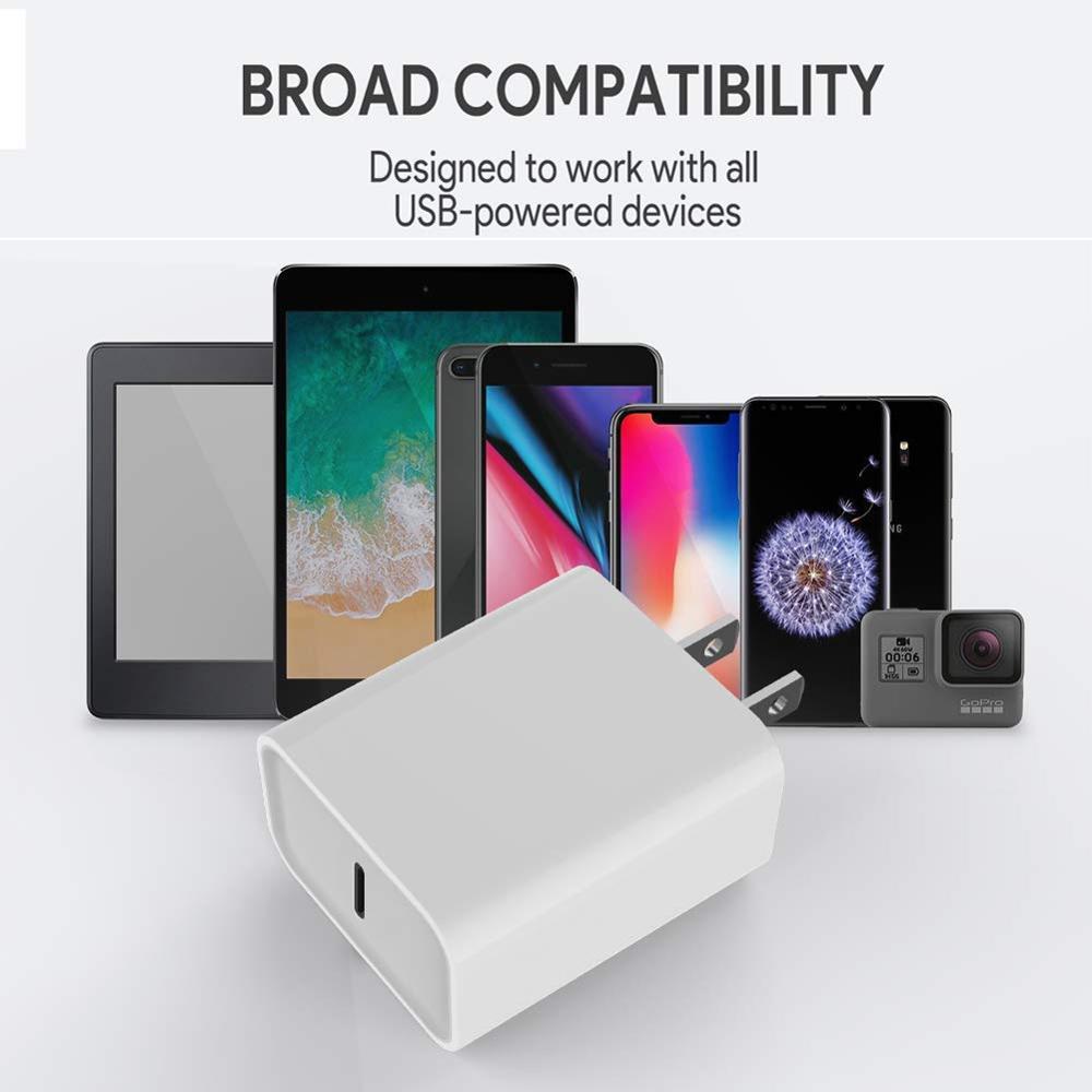 20 Вт usb c адаптер питания 20 Вт PD 3,0 зарядное устройство с разъемом USB Type-C, стандарта ЕС, США, Великобритании адаптер для iPhone12 pro X быстрой зарядки питания, бесплатная доставка