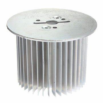 Die casting cnc machining round aluminum led heat sink for motif light