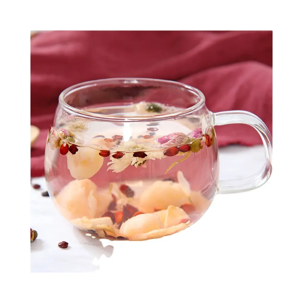 Customizable Herbal Rose Lily Jujube Seed Good Night Sleep Tea For Beauty