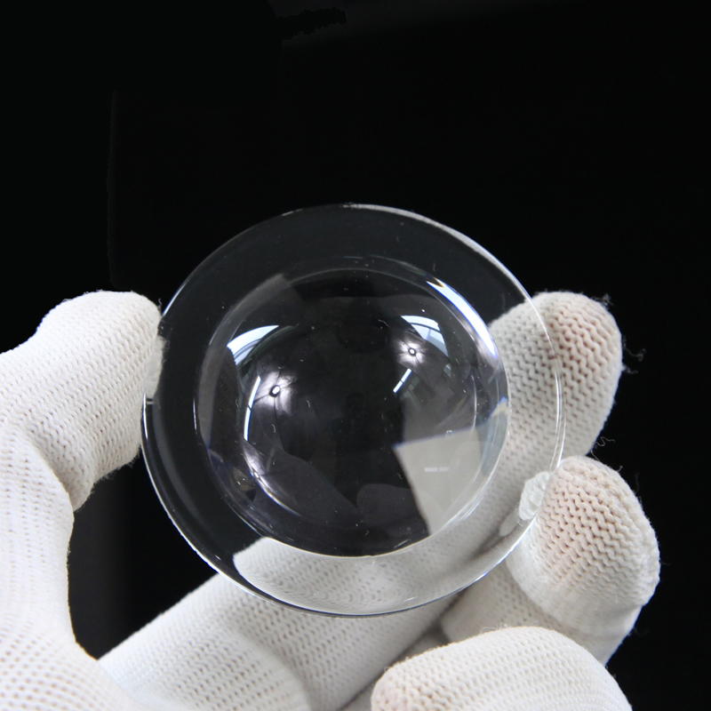 High quality aspheric borosilicate optical glass led lens for projector