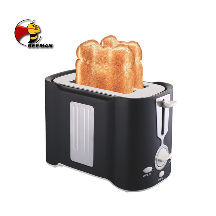 Beeman Household Electric Mini Cordless Retro Stainless Steel Oven Bread Flat Toaster Maker Grill 2 Slice