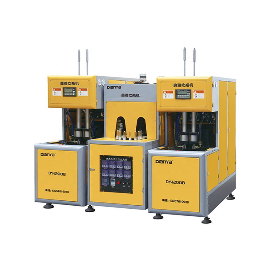 HMI панель управления DY-1200B 3 L выдувная формовочная машина с полуавтоматическим распылителем для ПЭТ выдувного формования