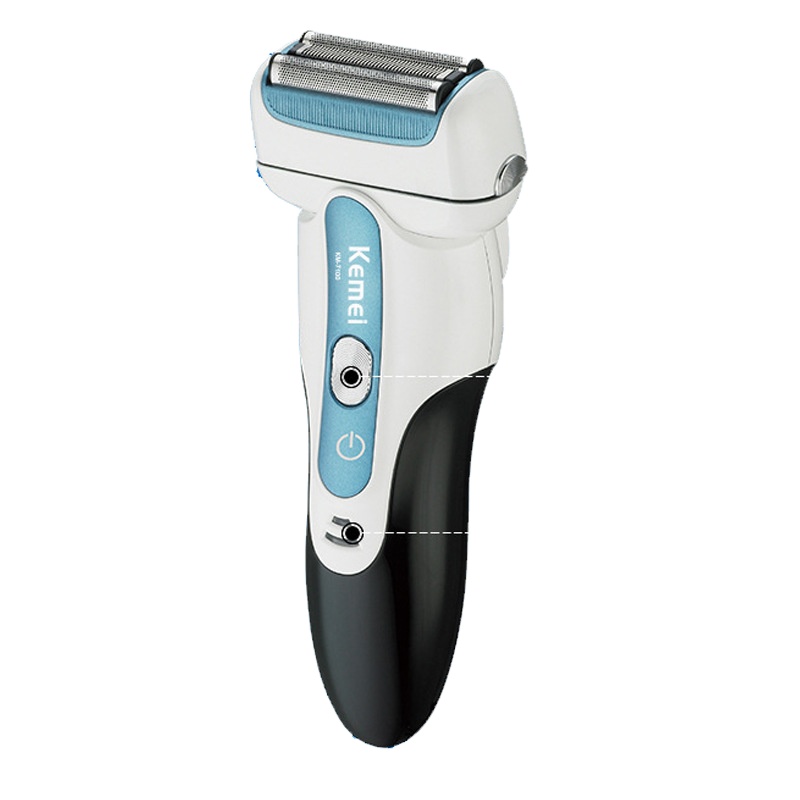 Kemei KM-7100 Body Washing Reciprocating Three-Blade Wholesale Shaver
