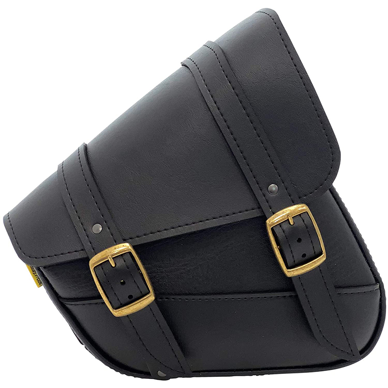 9 Liter Capacity Synthetic Leather Swingarm Bag Fits Dual Shock Bikes