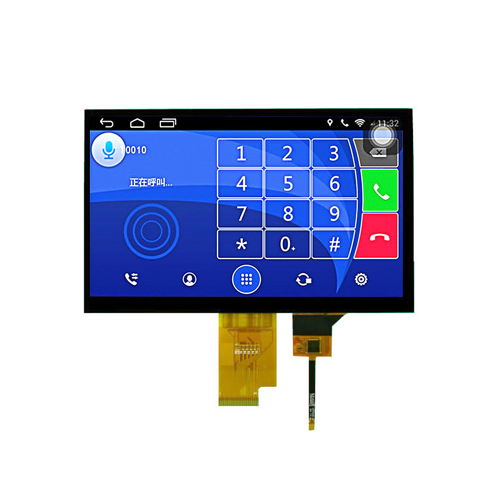 Индивидуальные емкостные панели 1024x600 Tft Lcd дисплей 7 дюймов Ips сенсорный экран