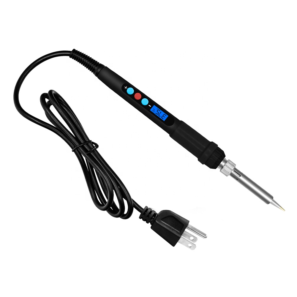 60W 110v 220v EU/US/UK plug умный Телевизор с ЖК цифровым дисплеем Быстрый нагревательный элемент паяльник с бессвинцовый припой наконечник