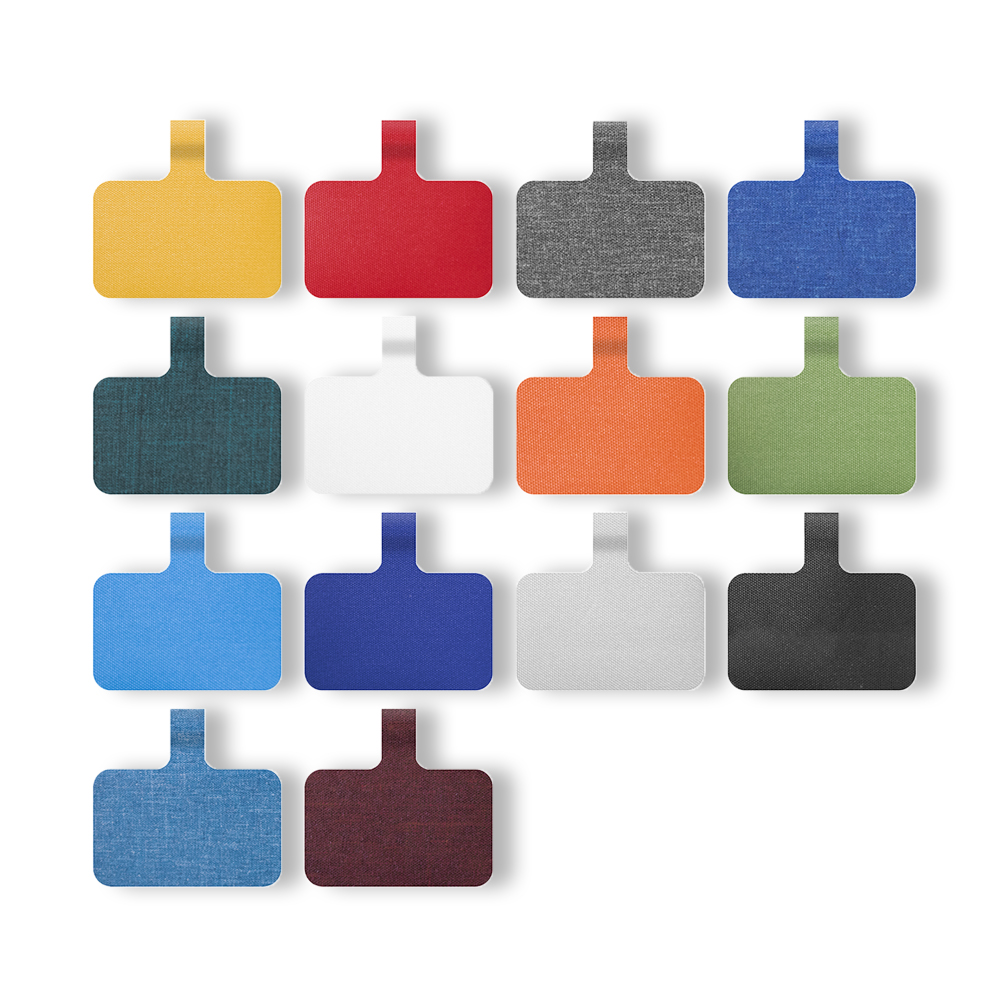 Amazon In Stocked Detachable Fabric Pad Colorful Key Chain Holder 20 Colors Universal Phone Lanyard
