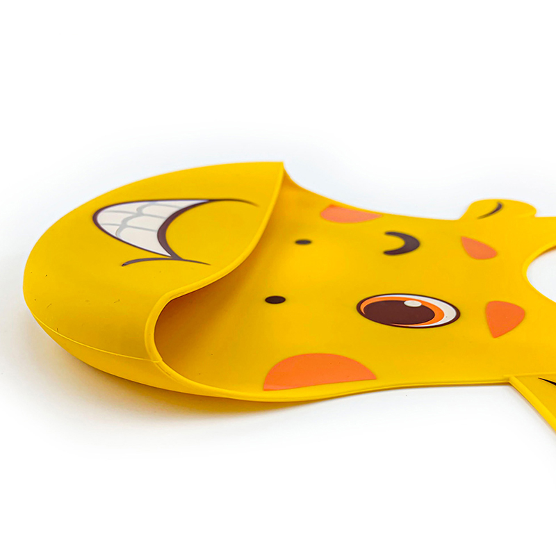 OEM Waterproof Silicone Bib Easily Clean Comfortable Soft Children Baby Bibs Saliva Apron with food catcher Pocket