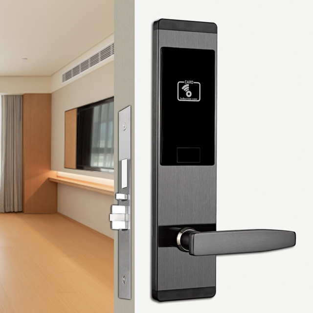 smart room card encoder door management electronic wifi tuya keyless hotel lock system