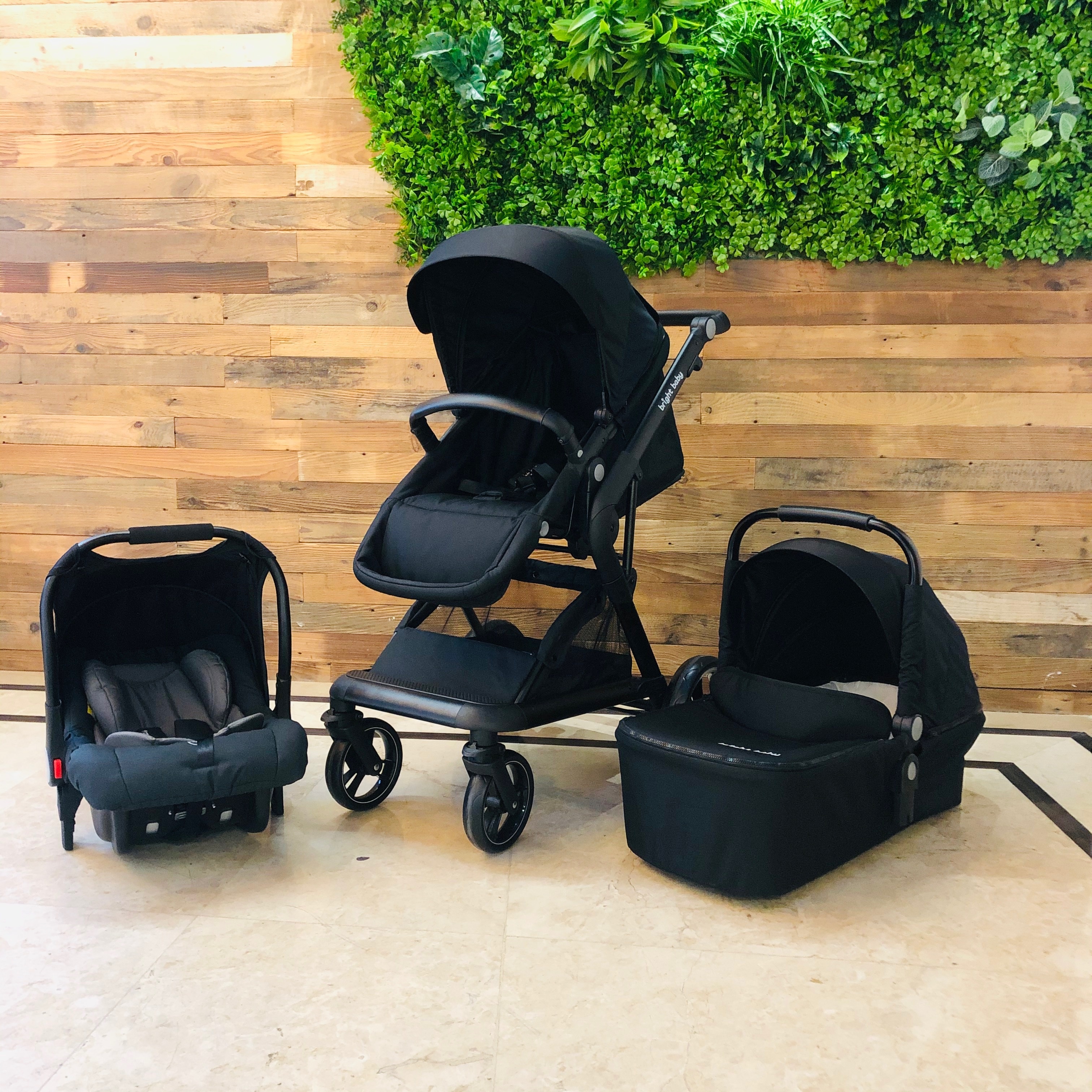 Brightbebe мама и папа Новый Стиль коляска Travel System Детская Коляска 3 в 1 детская коляска с люлькой Kinderwagen