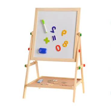 Wooden lifetable drawing board blackboard surface/whiteboard surface double-sided in one