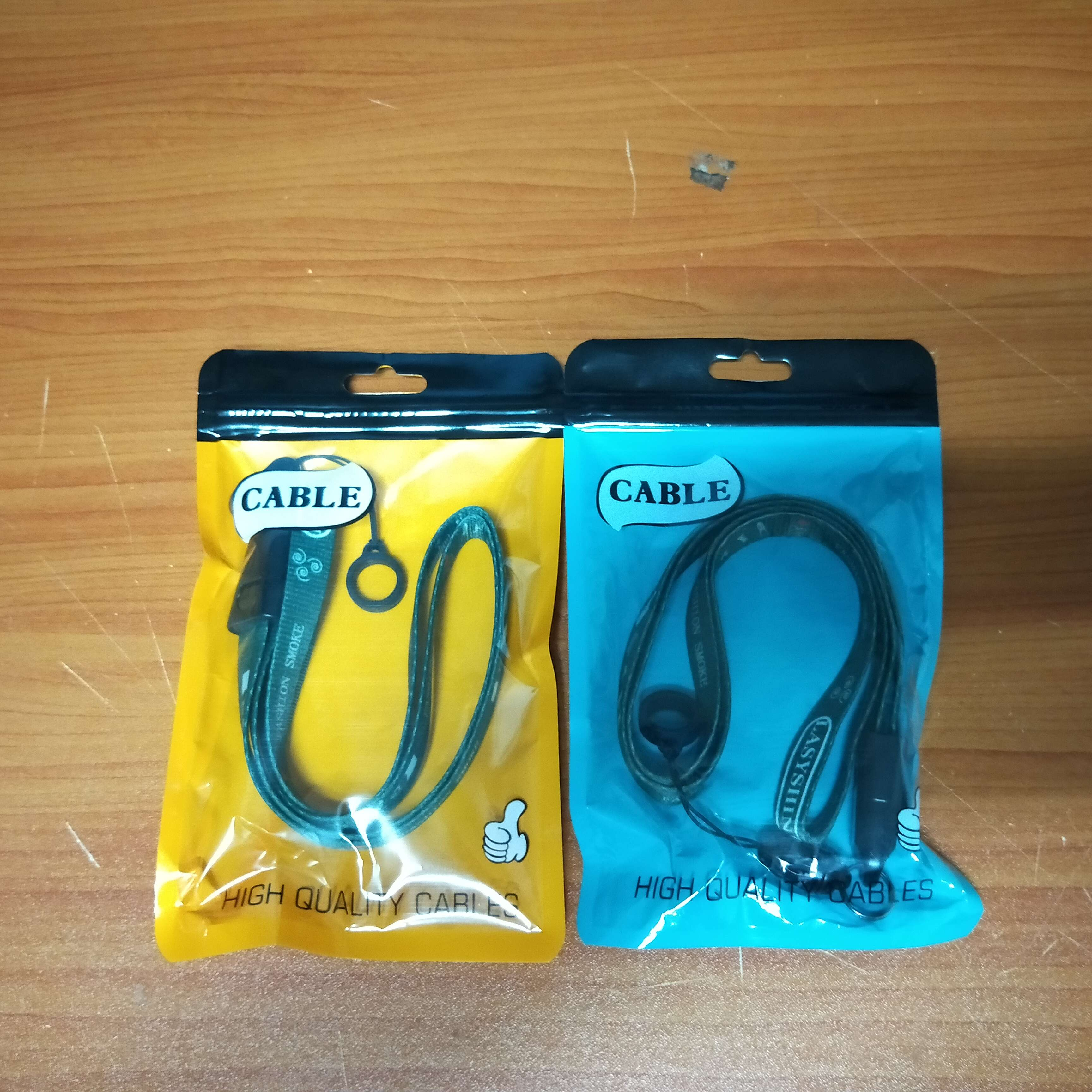 China Top trending products 2021 custom e cigarette vape pen nylon lanyard with braided usb cable