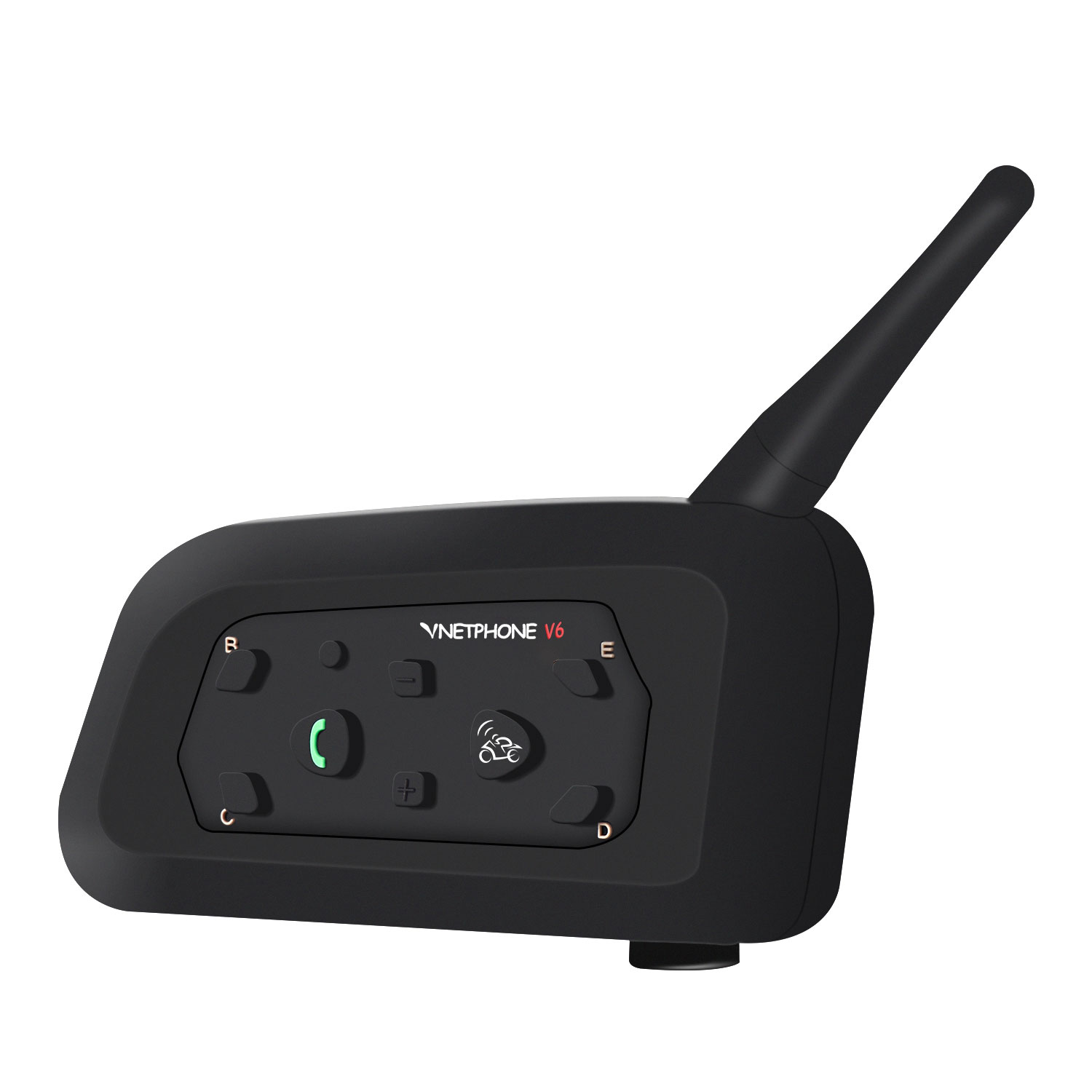 Полностью дуплексный мотоцикл Bluetooth Intercom v6