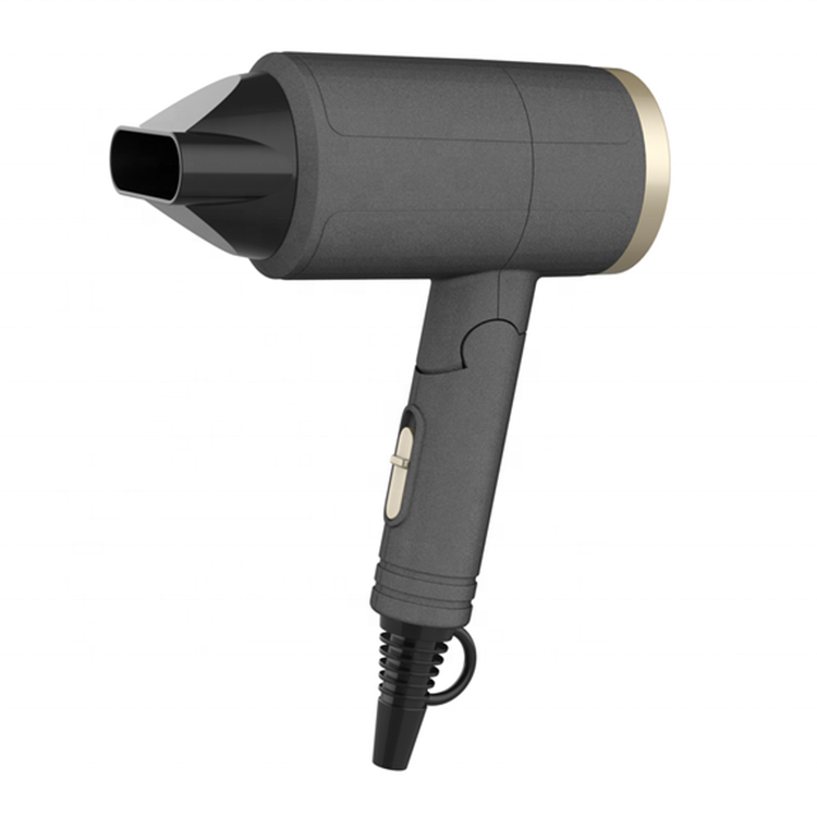 Biumart Foldable Hair Dryer High Watts Plastic Material flight Travel Small Hanging Loop Removable Filter Hair Dryer