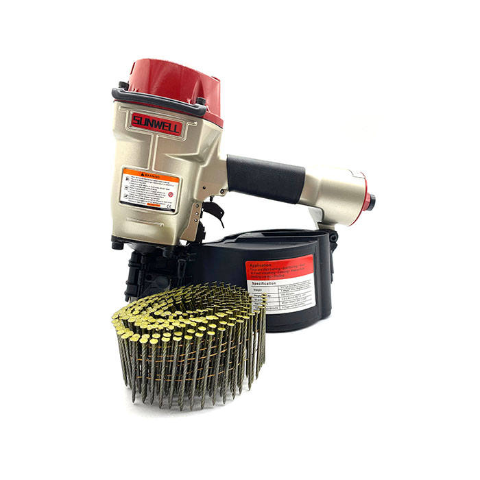 Pneumatic Quick Nailing Tools Air Coil Nailer Cn70