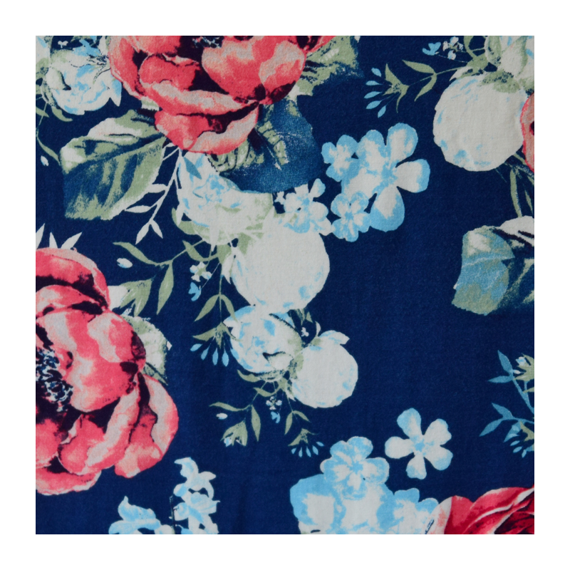 95% RAYON 5% SPANDEX RING - SPUN SINGLE JERSEY FABRIC CHINA SUPPLY NEW DESIGN PRINTED KNIT SOFT FABRIC FOR WOMEN TOPS