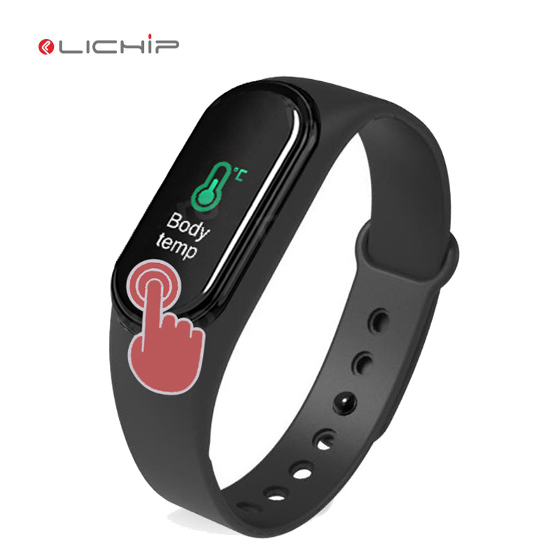 Lichip L213T температуры smartwatch сердечного ритма спортивные Смарт m4p m4 pro часы-браслет для занятий фитнесом m4s