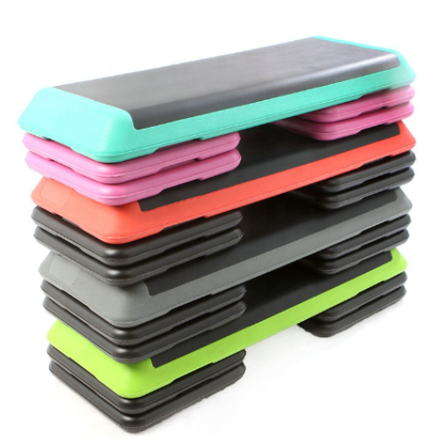 100% Natural Adjustable fitness equipment Nonslip Exercise Board Aerobic Step