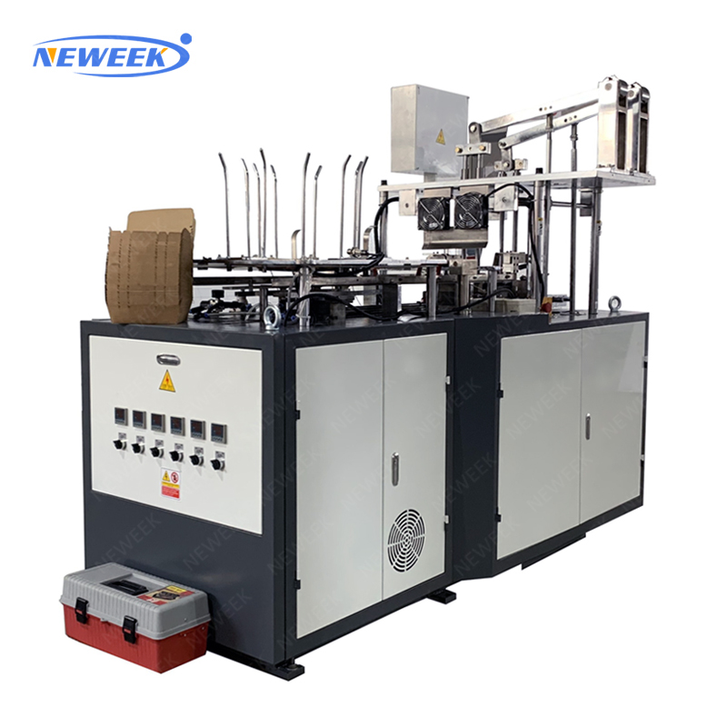 NEWEEK New technology factory supplier Paper Lunch box forming machine with CE certificate