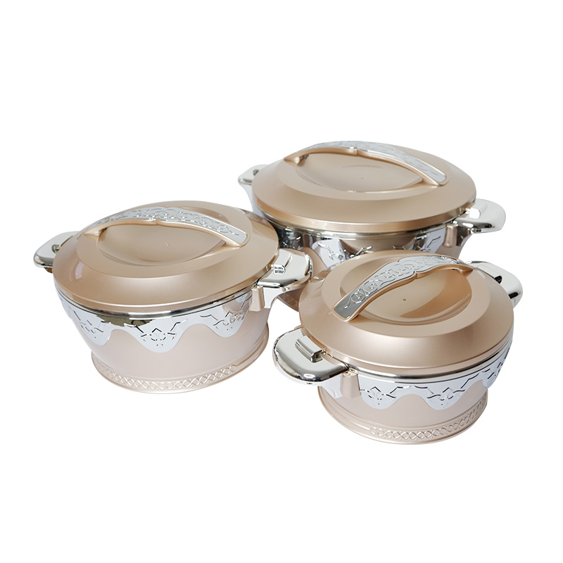New Arrival High Quality Round Drum Shape Stainless Steel Casserole Food Warmer Insulated