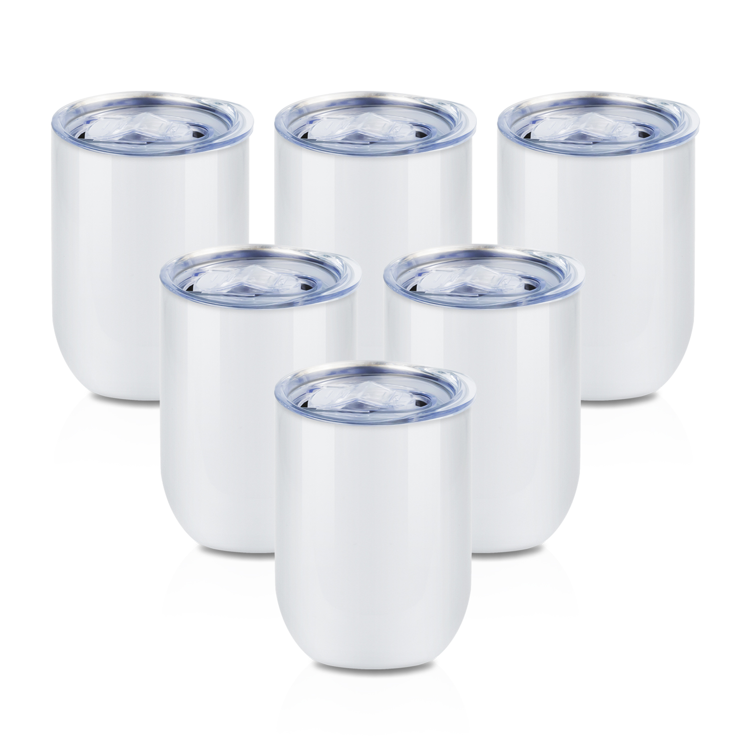 Wholesale sublimation tumbers 12 oz stainless steel double wall wine tumbler straight sides sublimation