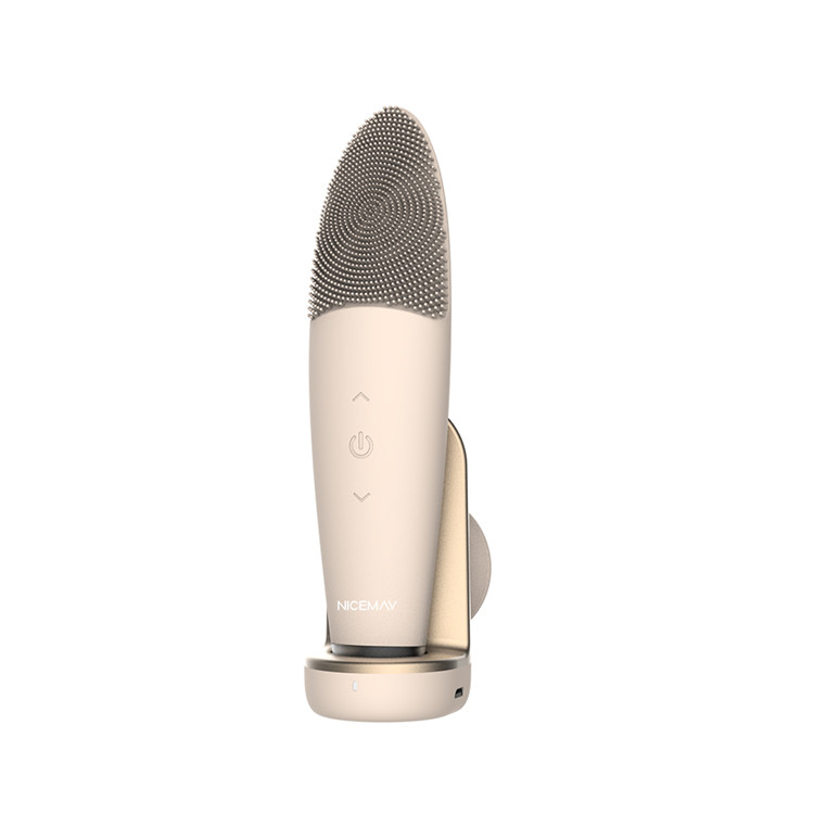 Hot Sale High Quality 3 In One Sonic Facial Brush Wireless Charging Sonic Brush Facial Cleanser Custom