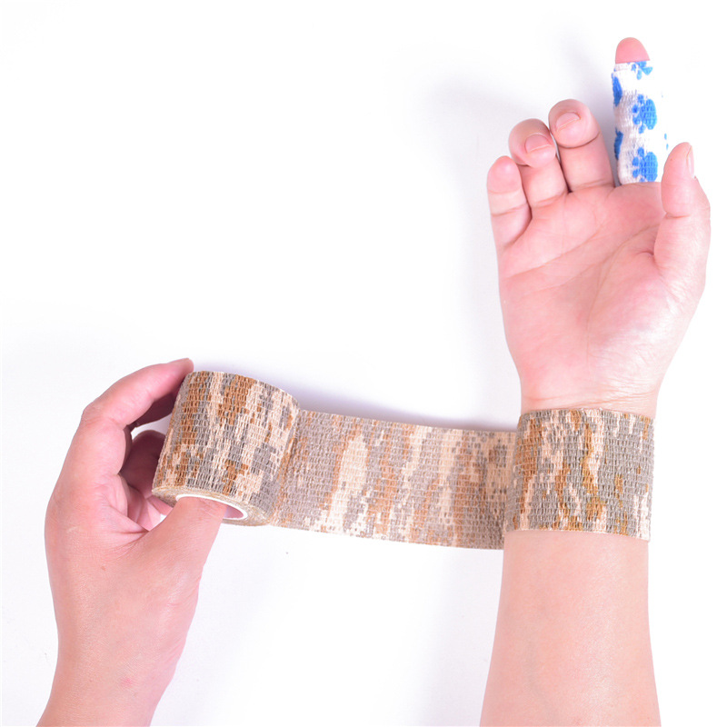 2021 Factory wholesale Best Sale Hard wearing Fabric Breathable Cohesive Elastic Protect Finger Bandage