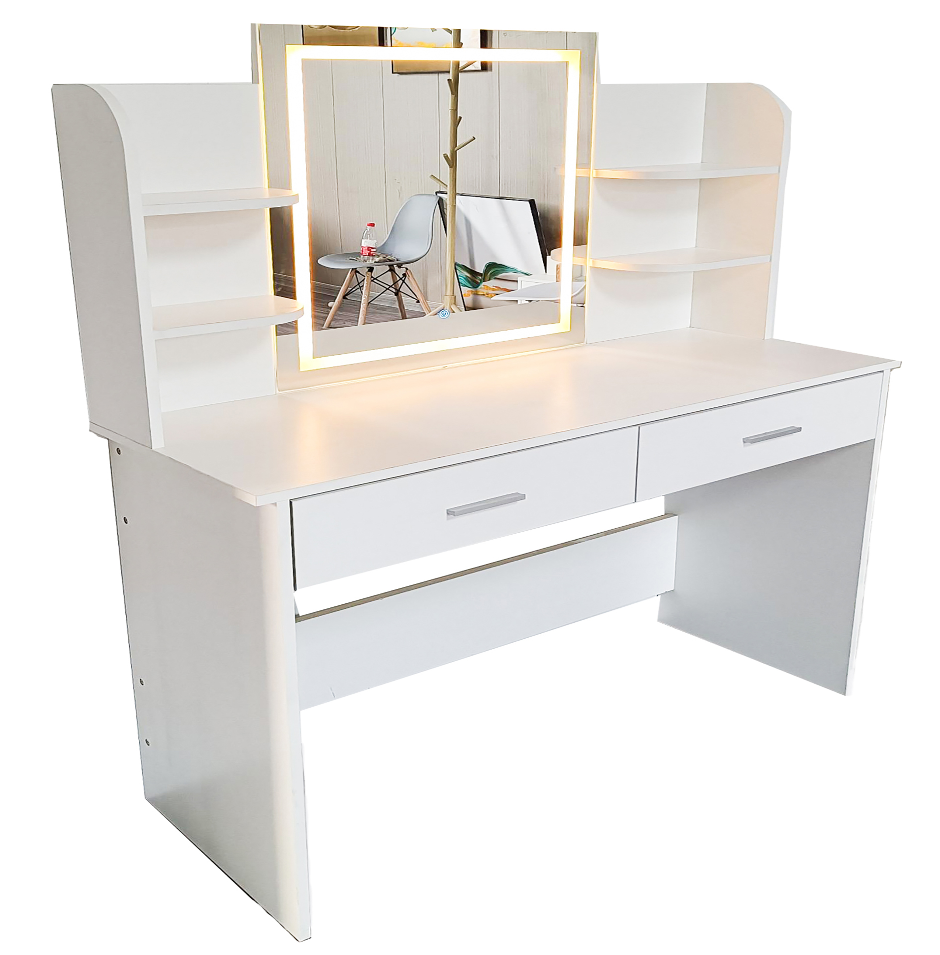 Nordic high quality MDF dressing table mirror penteadeira dresser furniture
