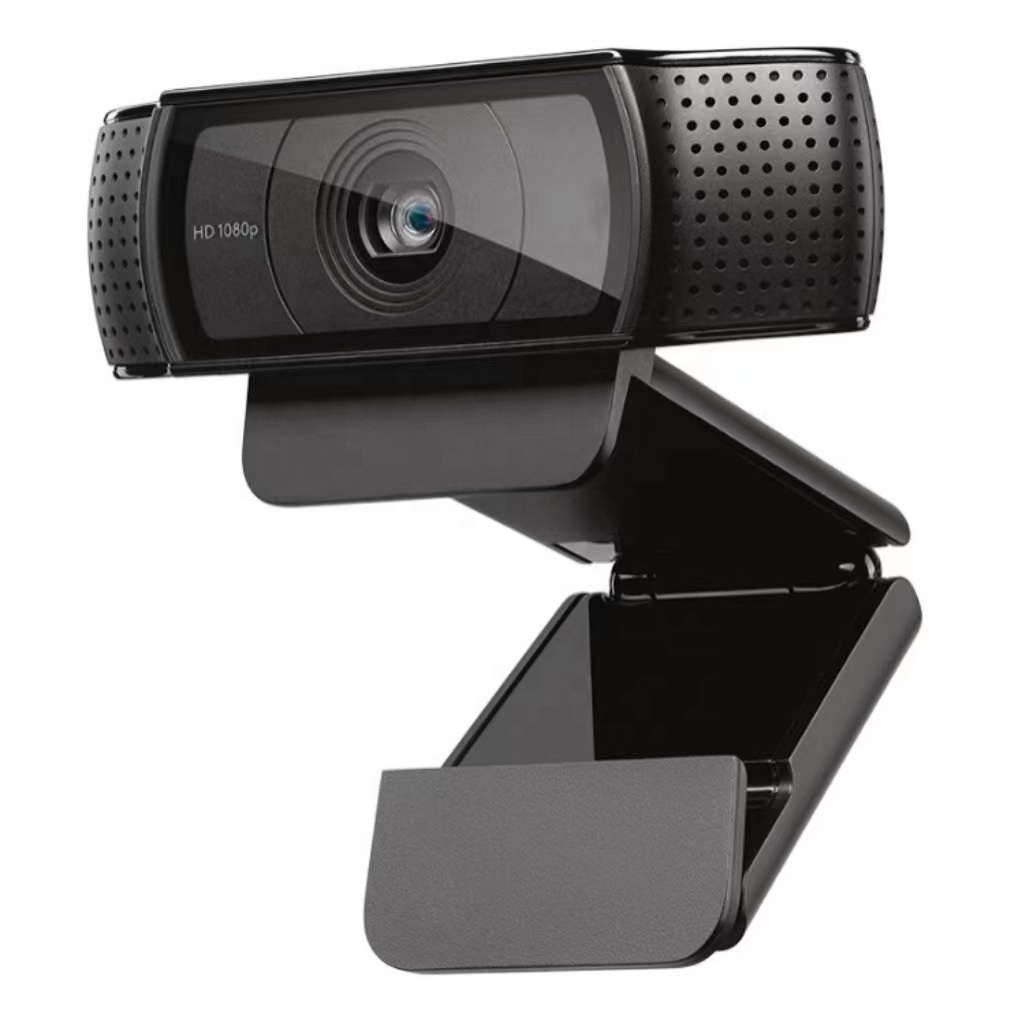 Цифровая камера C920 Pro HD для бизнеса, офиса, видеоконференции, прямой трансляции через USB, камера с двойным микрофоном