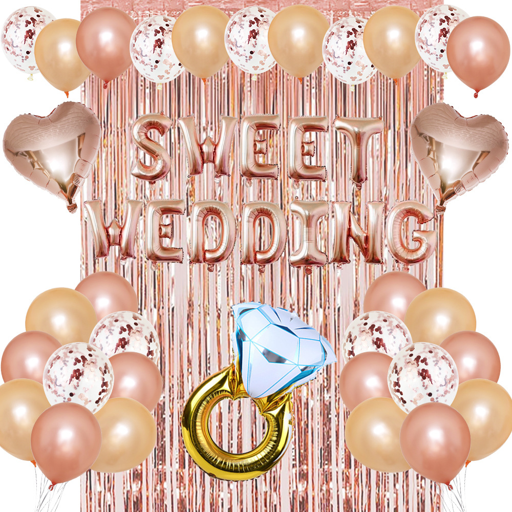 RUI YI SWEET WEDDING Party decoration WEDDING decoration rain curtain wedding decorating