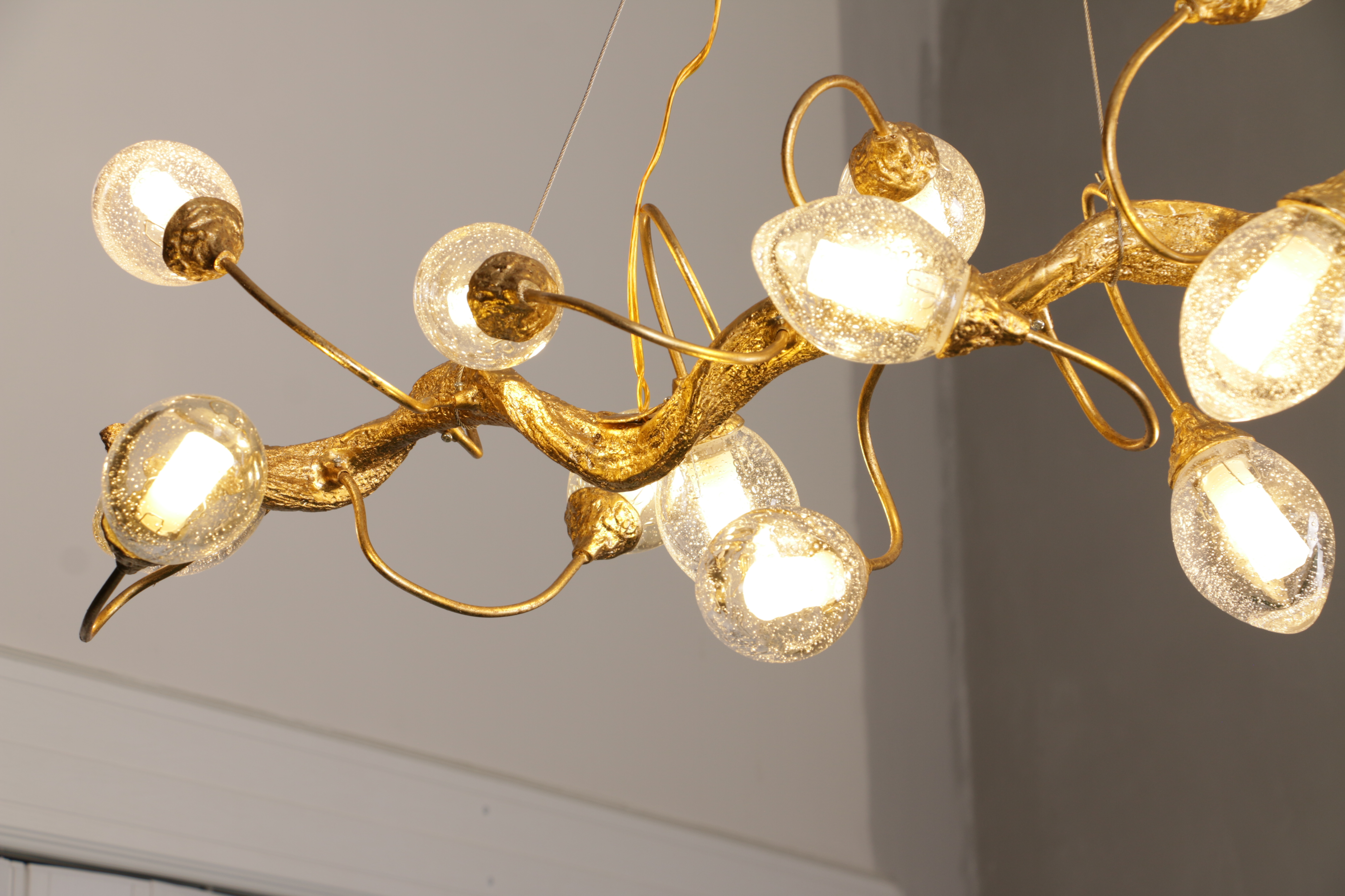 Creative Glass Light Fixture Chandeliers Manufacturer Ceiling Modern Flower Pendant Hotel Crystal Chandelier Luxury