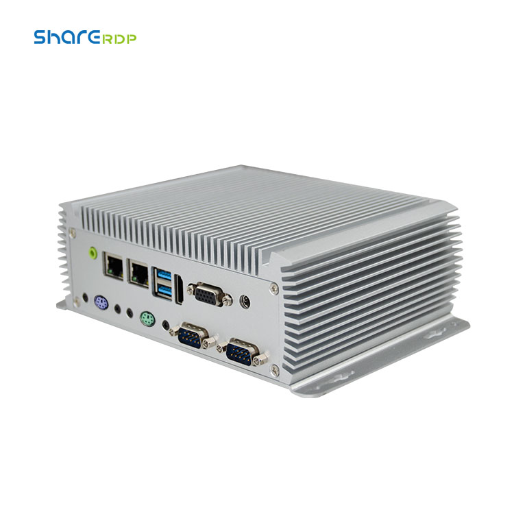 Безвентиляторный мини j1900 core i3 i5 i7 pc Алюминиевый промышленный компьютер двойной lan встроенный Настольный ПК с rs-232 параллельным портом
