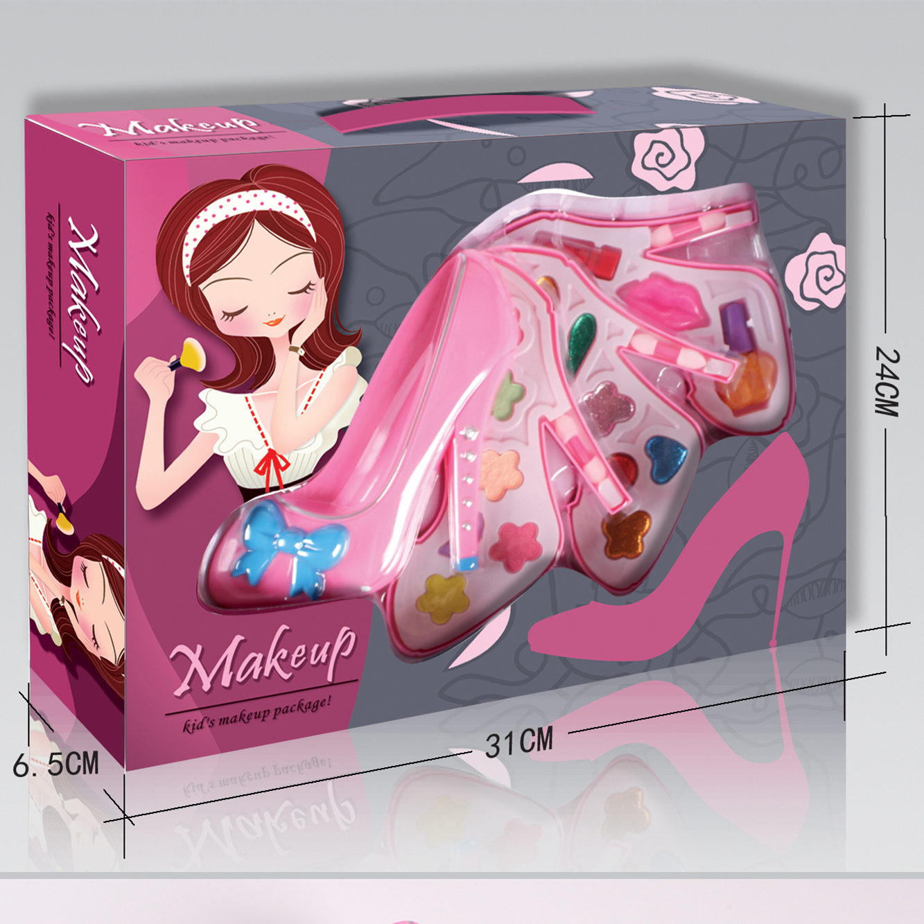 ZG Girls Make Up Kits Play House Toy Kit Colorful Cosmetic Princess Pretend Girl Toys DIY Kids children baby's makeup