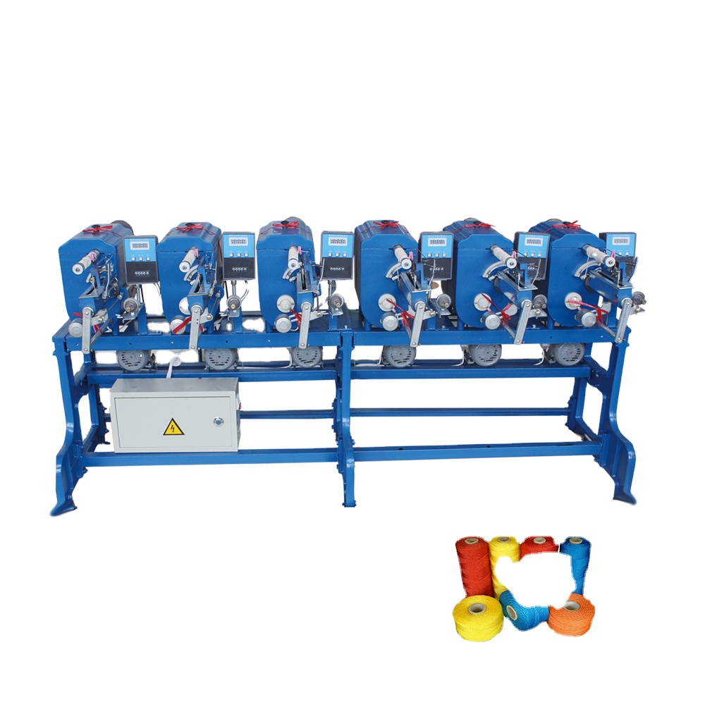 Custom Outer Packaging 6 Heads New Design Cotton Spool Winder Machine
