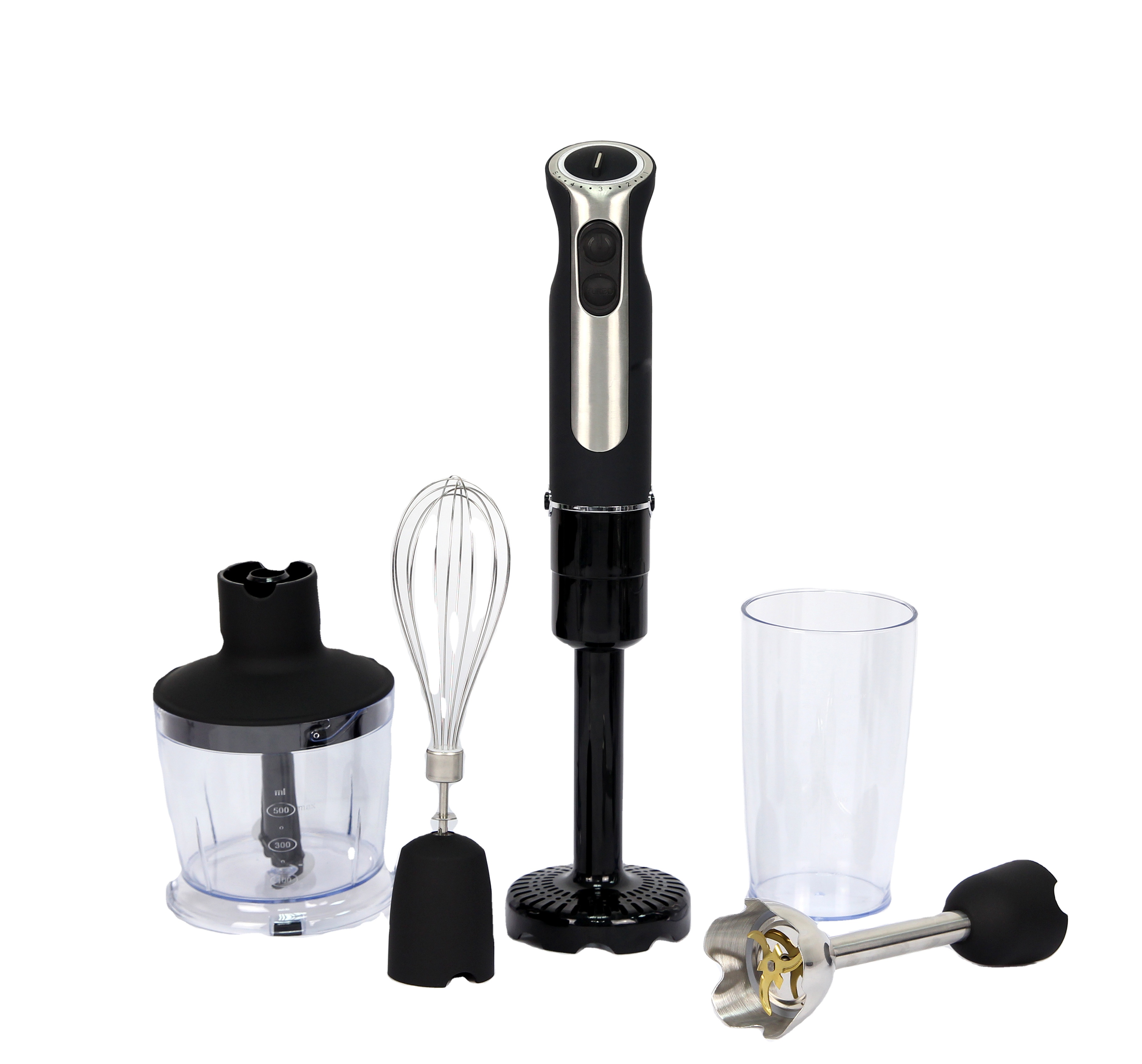 Good Price Small hand blender Multifunctional Baby Food Processor 600ml Yellow Accessories Cup Steel Stainless