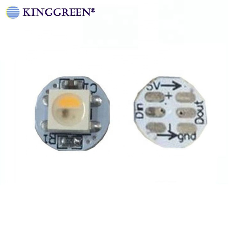 Программируемый 5050 SMD RGBW встроенный микросхема SK6812 светодиодный чип с 10 мм радиатором