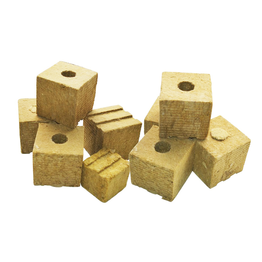 Короткое время гидропоники 6 8 дюймов СРЕДНИЙ Rockwool кубики растут изоляции медиа для труб для роста растений использования