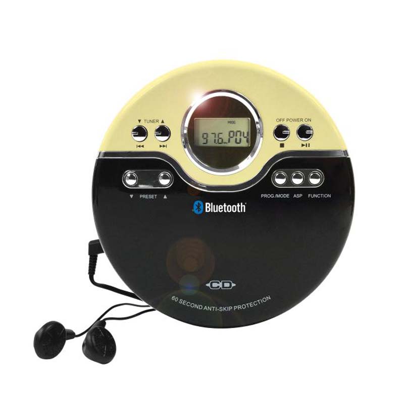 Портативный персональный CD-плеер Discman CD/MP3 музыкальный аудиоплеер с наушниками 3,5 мм JAM