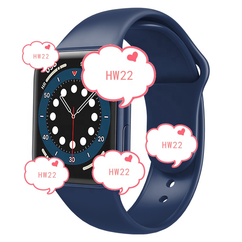 2021 последние 1,75 полный экран водонепроницаемый 44 мм hw22 smartwatch hw22 онлайн Смарт-часы PK HW12 Смарт-часы