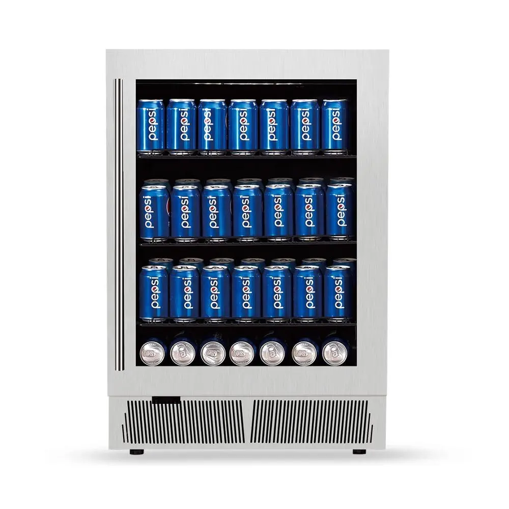 Wholesale Single Door Dual Zone Kitchen Electric Beverage Cooler Refrigerator