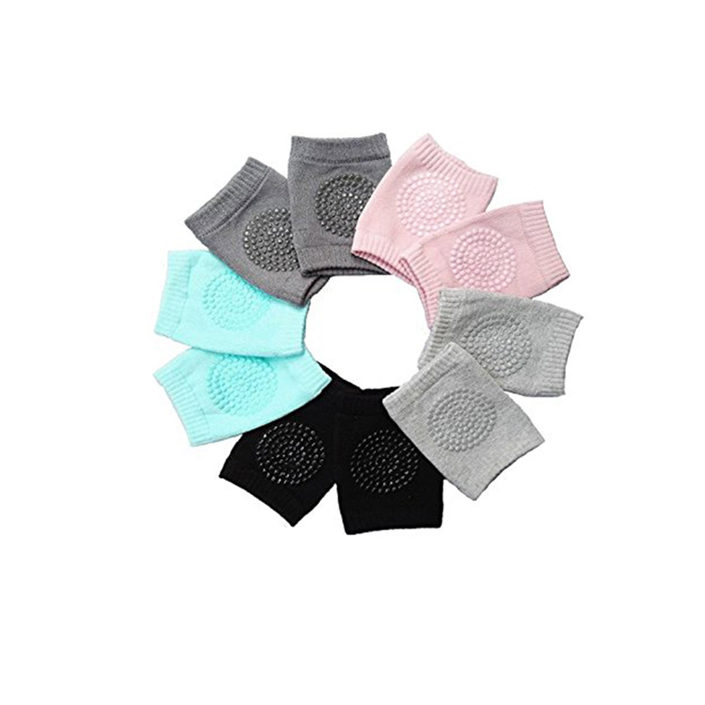 Baby Crawling Anti-Slip Knee, Unisex Baby Toddlers Kneepads 5 Pairs