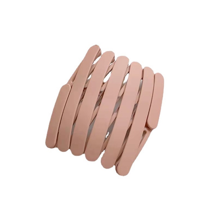 Telescopic Hair Band Out Summer Invisible Hair Hoop With Teeth Anti Slip Portable Jewelry For Women Plastic Folding Headbands