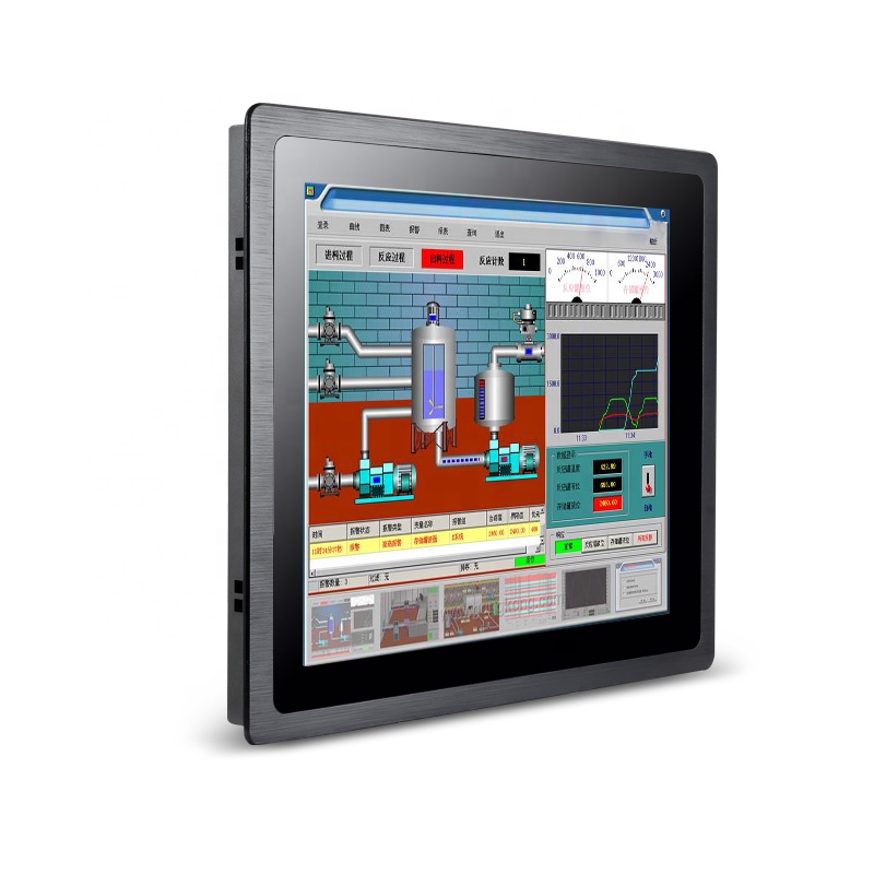 Touchthink security video surveillance display monitors / hd bnc vga input industrial 15 17 inch lcd monitor