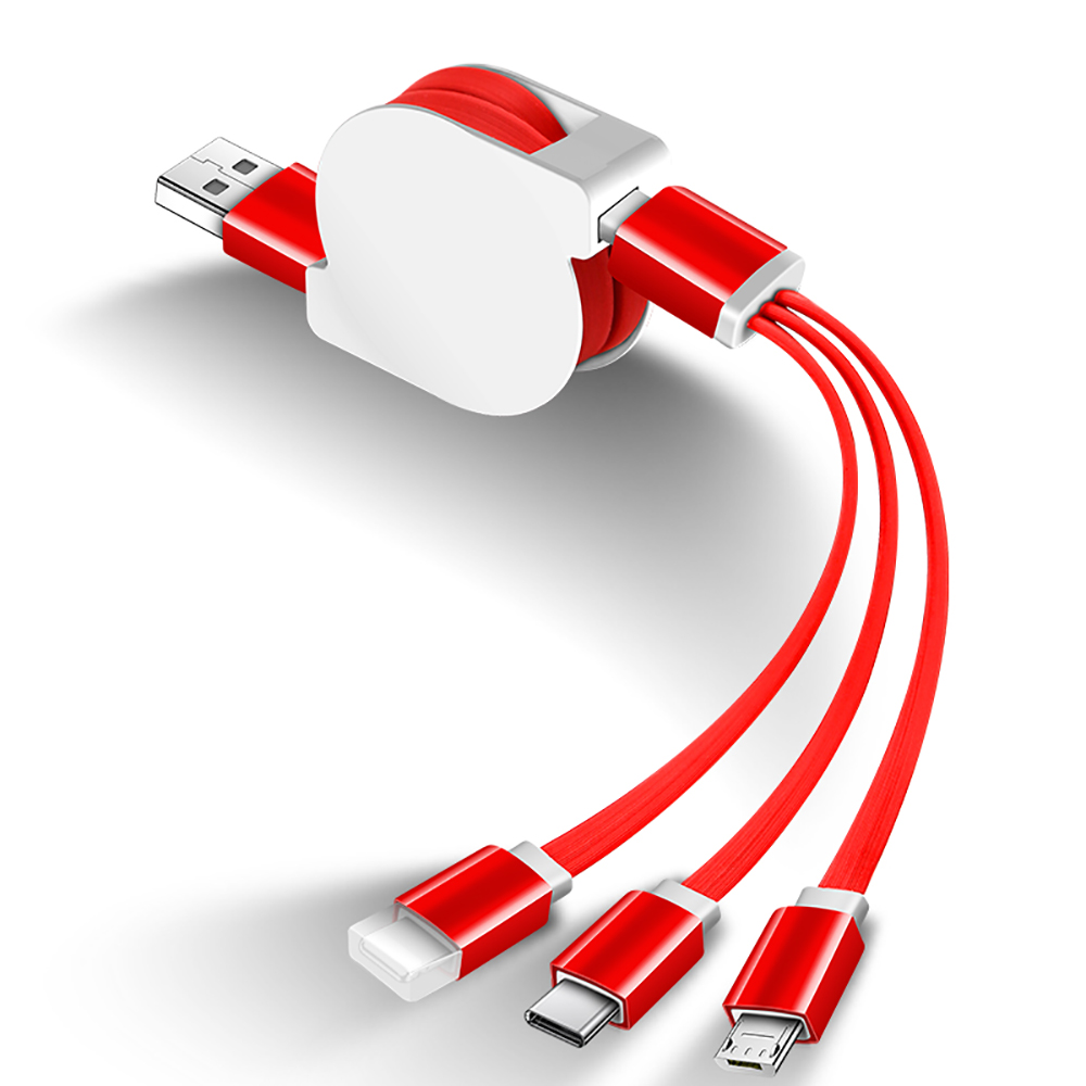 Лидер продаж! Многофункциональный Удлинительный Usb-кабель 3 в 1 для мобильных телефонов, 1 м, 2 м, 3 м