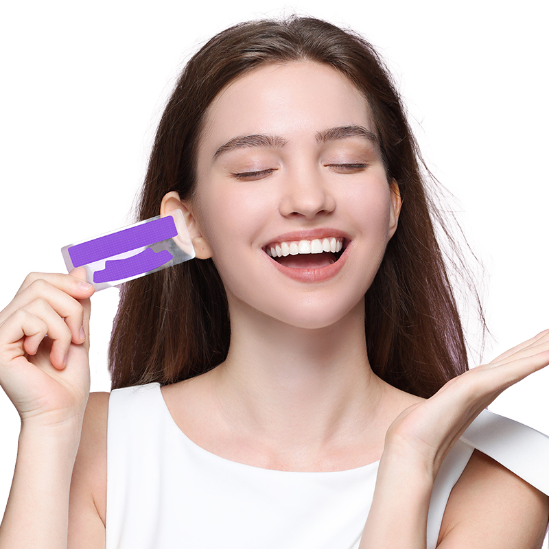 V34 Teeth Whitening Purple Teeth Bleaching Strips V34 Colour Corrector Teeth Whitening Strips