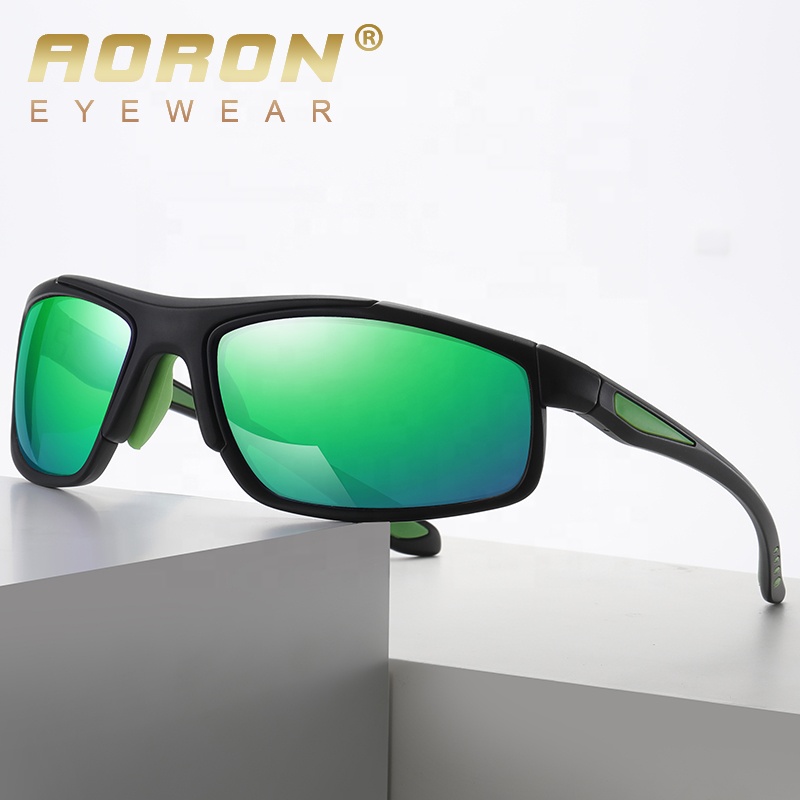 2021 Aoron New Design UV400 Tr90 Frames Removable Polarized Lens Cycling Running Marathon Sports Sunglasses Sun Glasses Unisex