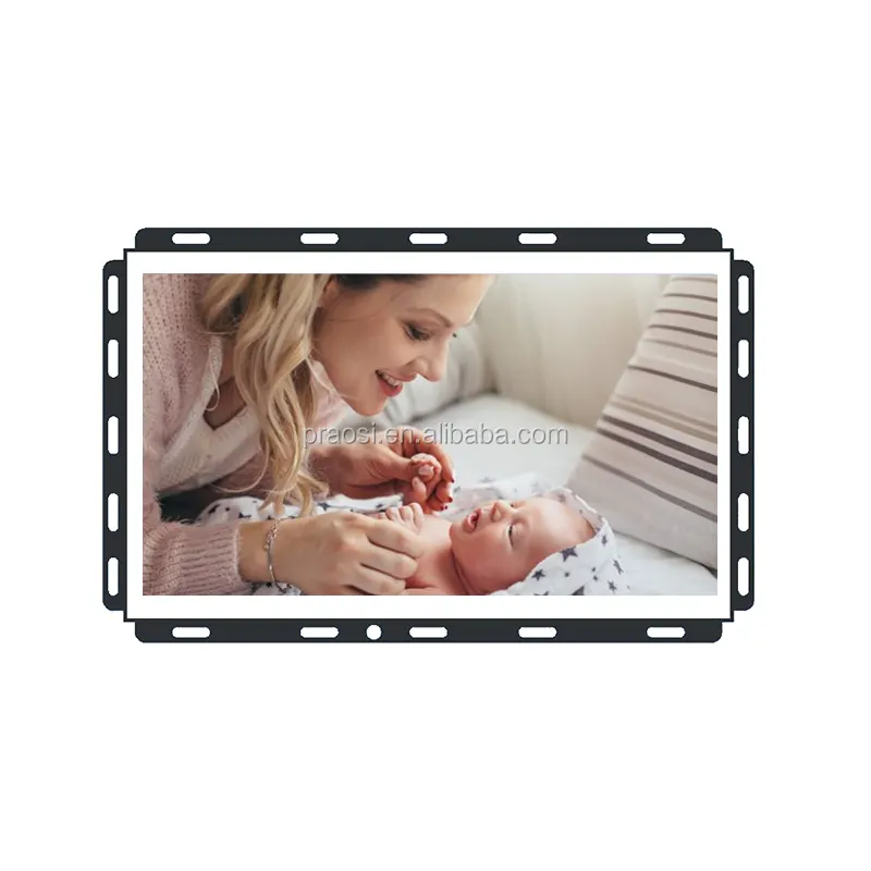 Flexible indoor 10 inch open frame LCD advertising screens/player/display/digital signage